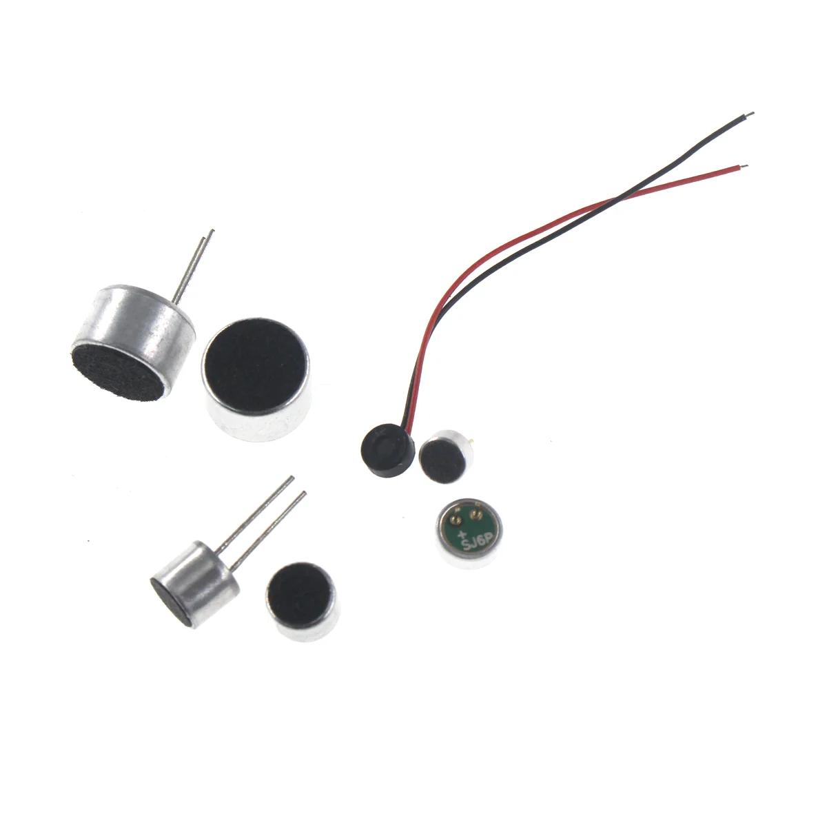 20 piezas micrófono 9x7 6x5 4x1,5 6x2,2 4,5x2,2 micrófono de electret condensador captación 52DB 56DB accesorios MP3 DIP con 1p dupont - imagen 5