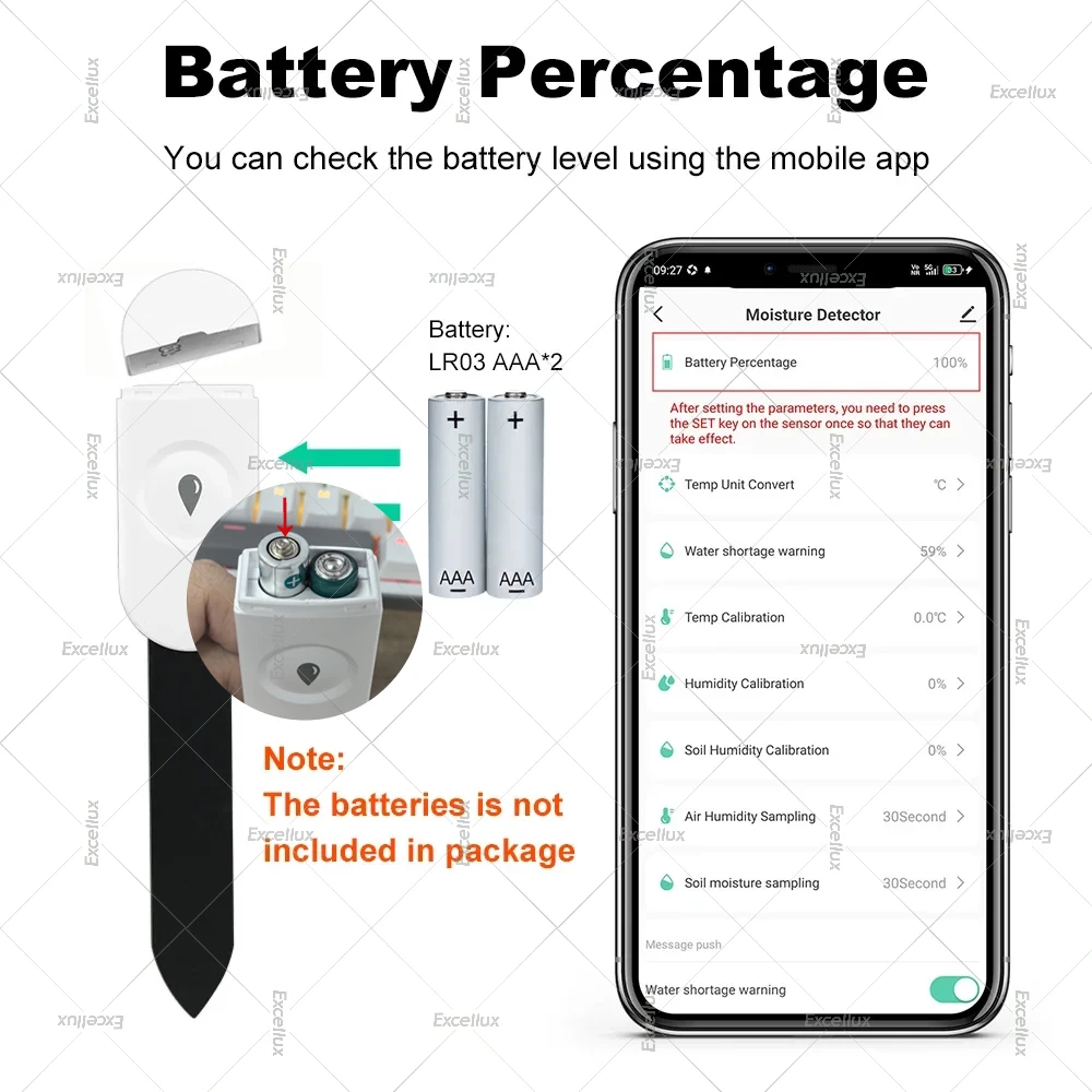 Tuya Smart Life Zigbee-probador de humedad del suelo, higrómetro de temperatura, Sensor de suelo para automatización de jardín doméstico, riego Z2M - imagen 5