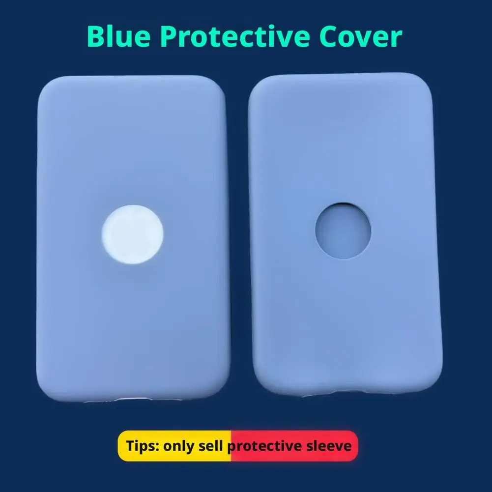   Para iphone específico para baterías MagSafe banco de energía magnético cubierta protectora de silicona apertura precisa, diseño ligero B7W4