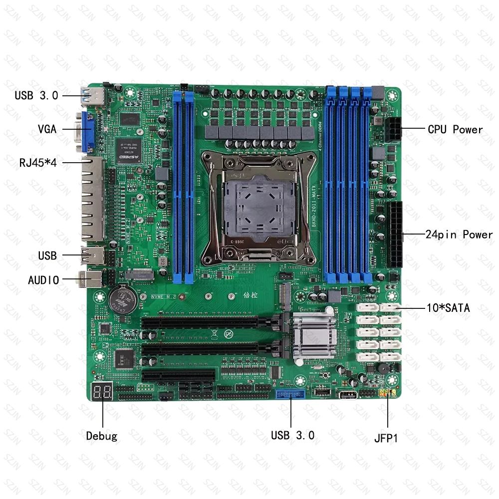 Placa Base Servidor C612 DDR4 – Compatible Xeon E5 V3/V4 - imagen 5
