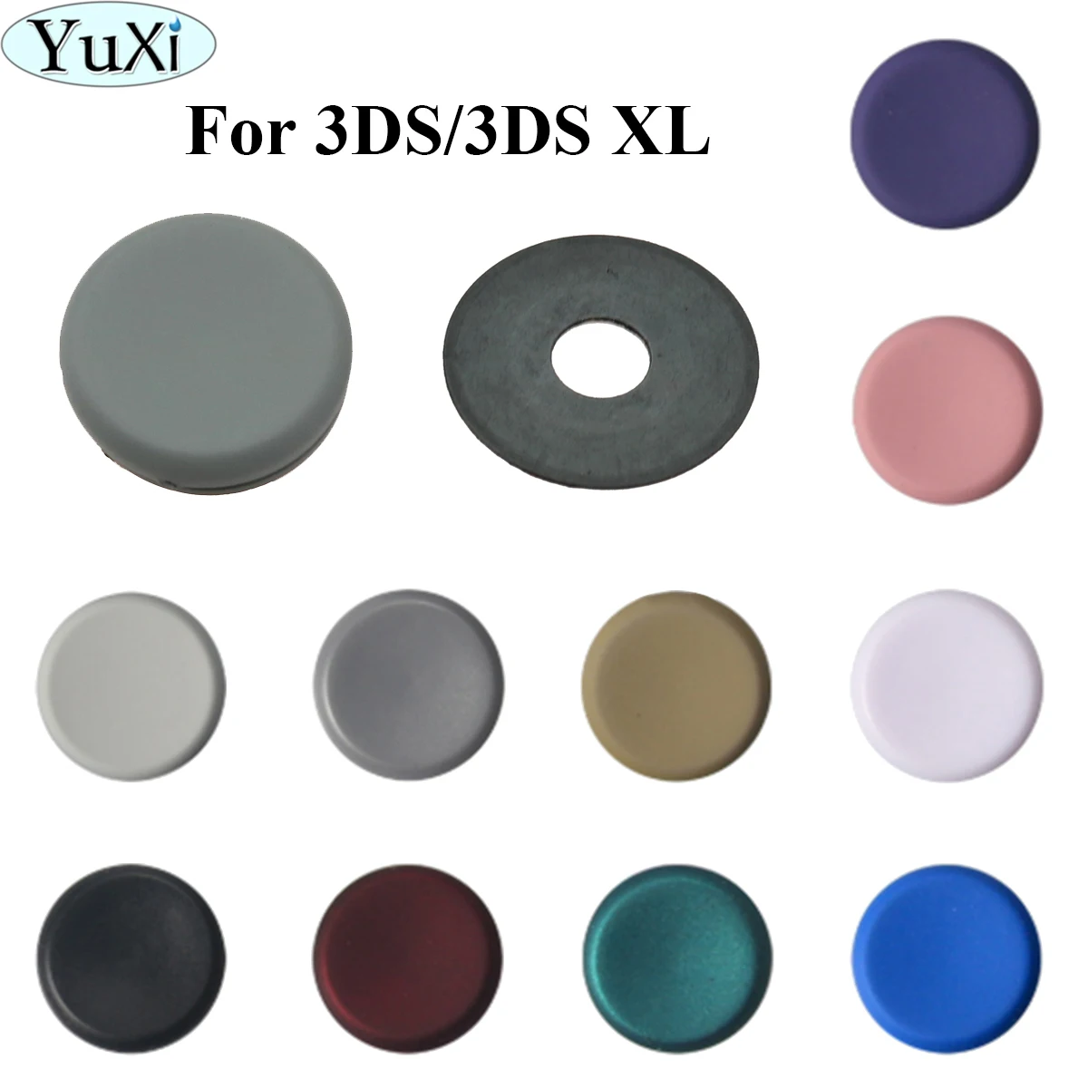 Tapa de agarre de palanca de mando analógica, cubierta de Control, botón + almohadilla, pieza de reparación de repuesto, funda para 3DS / 3DS XL LL