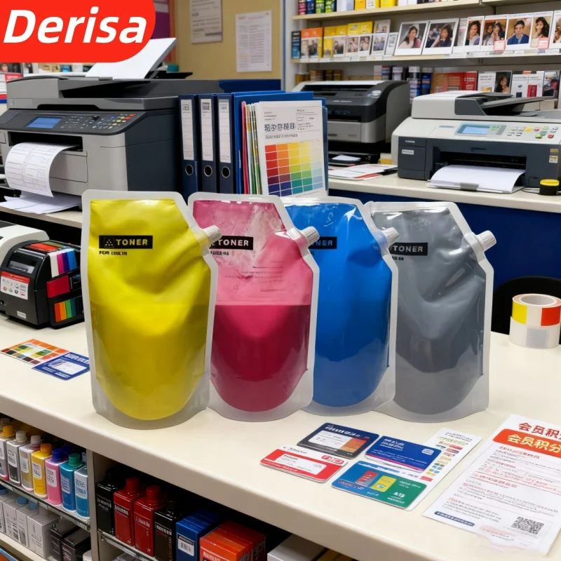 300 g/bolsa de polvo de tóner Compatible con Konica Minolta TN214 TN 214 Bizhub C210 C253 200 353 7720 203 7721 7450 cartucho de impresora