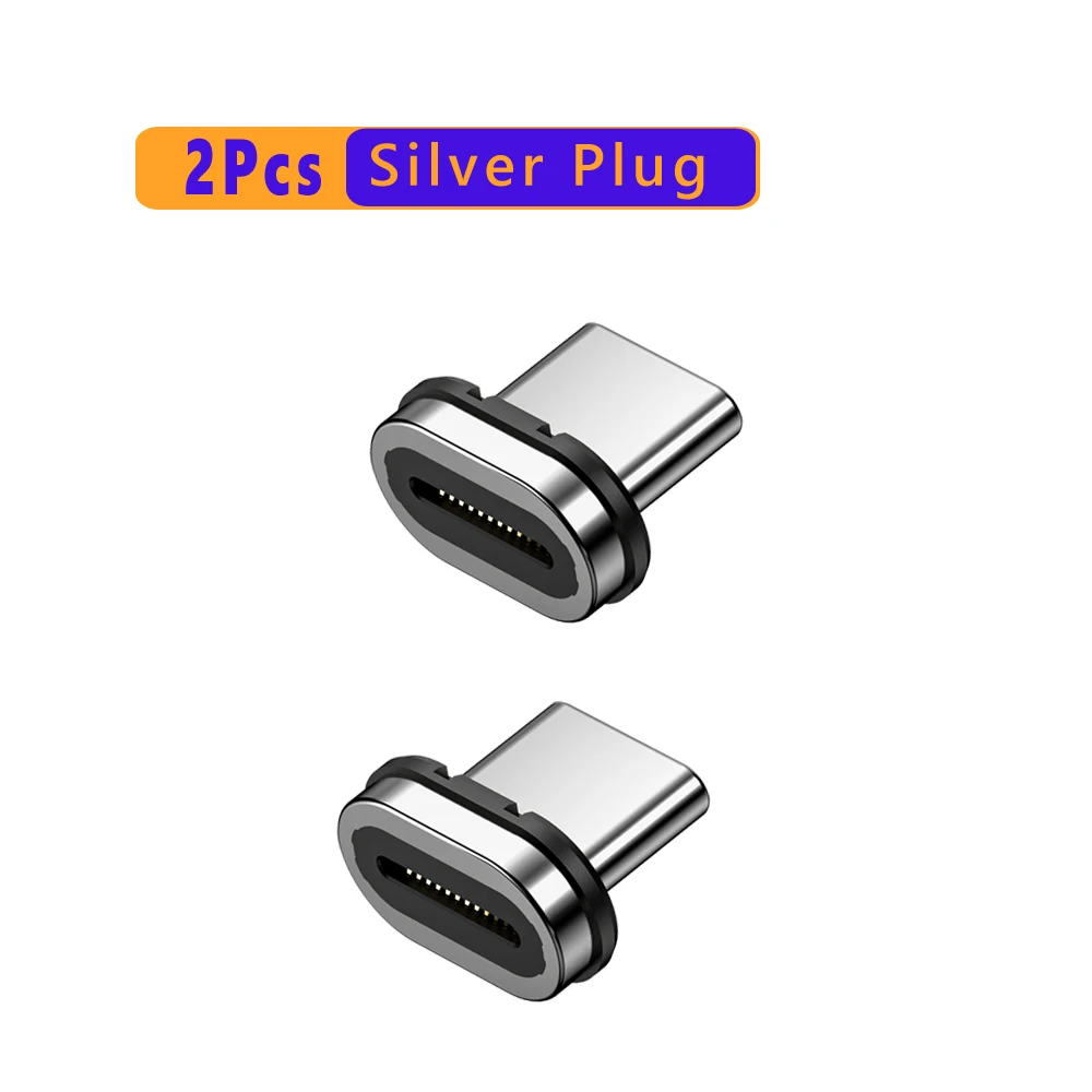 2Pcs Plug Silver