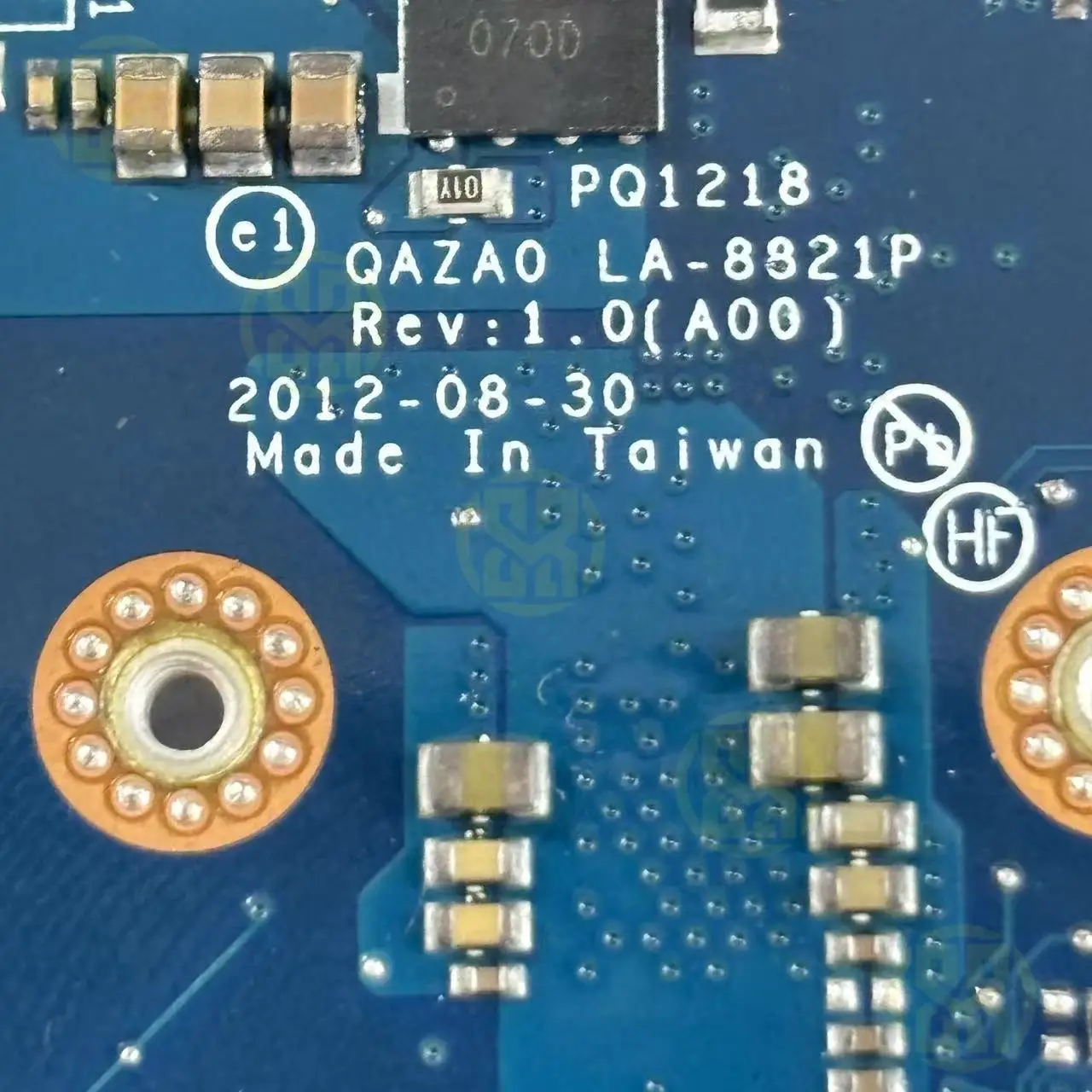 CN-0P3CG7 0P3CG7 P3CG7 para la placa base del ordenador portátil Dell 9Q23 QAZA0 LA-8821P con CPU SR0N8 I5-3317U 100% completamente probado - imagen 3