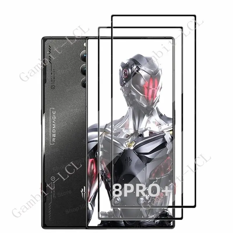 Vidrio Templado 9H para ZTE Nubia Red Magic 7S Pro RedMagic 7 8 Plus 6R 6 6S 5S 5G Z50 película protectora de pantalla de cobertura Ultra completa