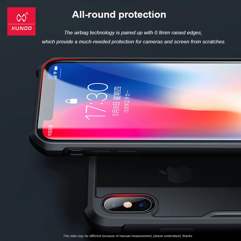 para Funda iPhone XR, funda de Airbag XUNDD, para funda de iPhone XR, funda protectora a prueba de golpes transparente ajustada anticaída para teléfono - imagen 3