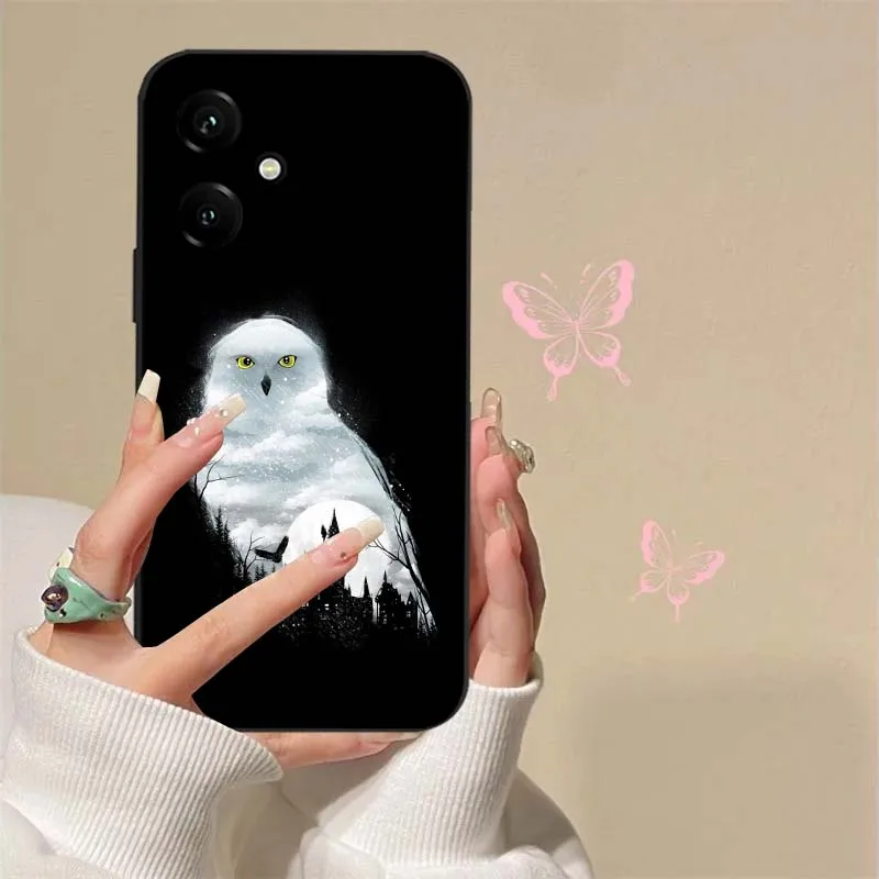 Art Owl Magic para Honor Magic4 3 400 300 200 100 90 Ultra GT Lite Pro Plus Power 5G funda de teléfono negra - imagen 5