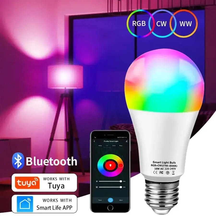 Bombilla Led inteligente WiFi E27 RGB luz LED Cozylife APP bombillas regulables funciona con Alexa Google Home Control de voz lámpara LED mágica - imagen 2