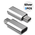 2PCS Silver