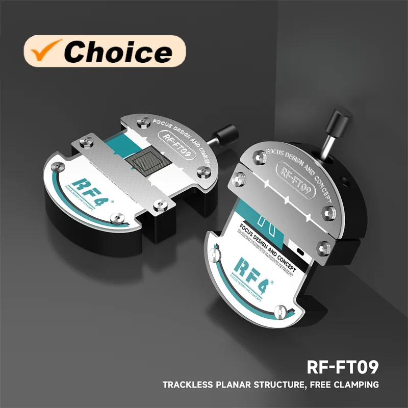 Dispositivo de reparación de desgomado de estructura plana sin seguimiento RF4 RF-FT09 para placa base de teléfono móvil BGA CPU IC herramienta de sujeción de Chip