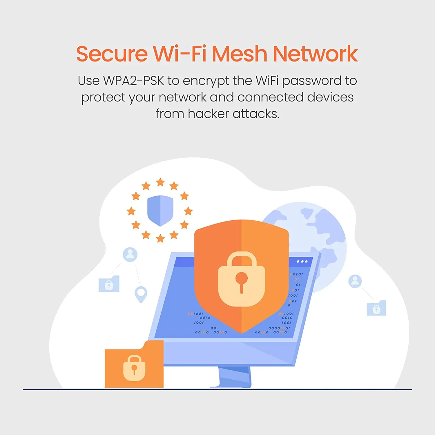 Sistema WiFi Tenda Nova Mesh (MW3) - Hasta 2000 pies cuadrados Cobertura para toda la casa Reemplaza el extensor de enrutador Wi-Fi Único paso fácil a través de la aplicación - imagen 5