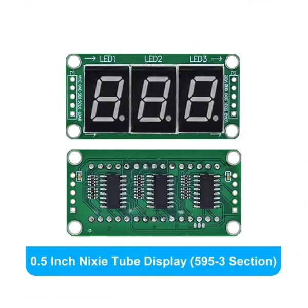 74HC595 unidad estática 2 módulo de pantalla de tubo digital se puede conectar en serie 0,5 pulgadas 2 bits 3 bits 4 bits rojo de alto brillo - imagen 5