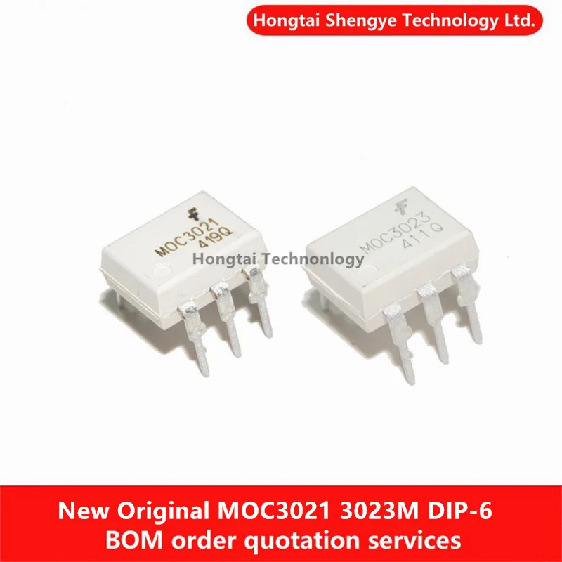 Nuevo Original MOC3021M MOC3023M DIP-6 MOC3063M Triac/SCR salida optoaislador IC Chip