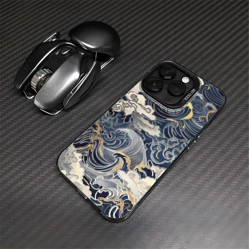 Funda Sea Wave para iPhone 16 15 14 13 12 11 Pro Max XS XR 7 8 Plus cubierta a prueba de golpes carcasa anticaída - imagen 4