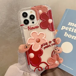 Funda de Silicona Floral para Samsung Galaxy S22, S23 Ultra y A54
