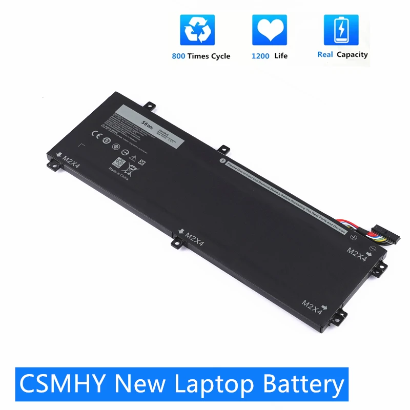 CSMHY nueva batería de ordenador portátil 6GTPY H5H20 para DELL XPS 15 9570 9560 7590 para DELL Precision 5520 5530 Series Notebook - imagen 3