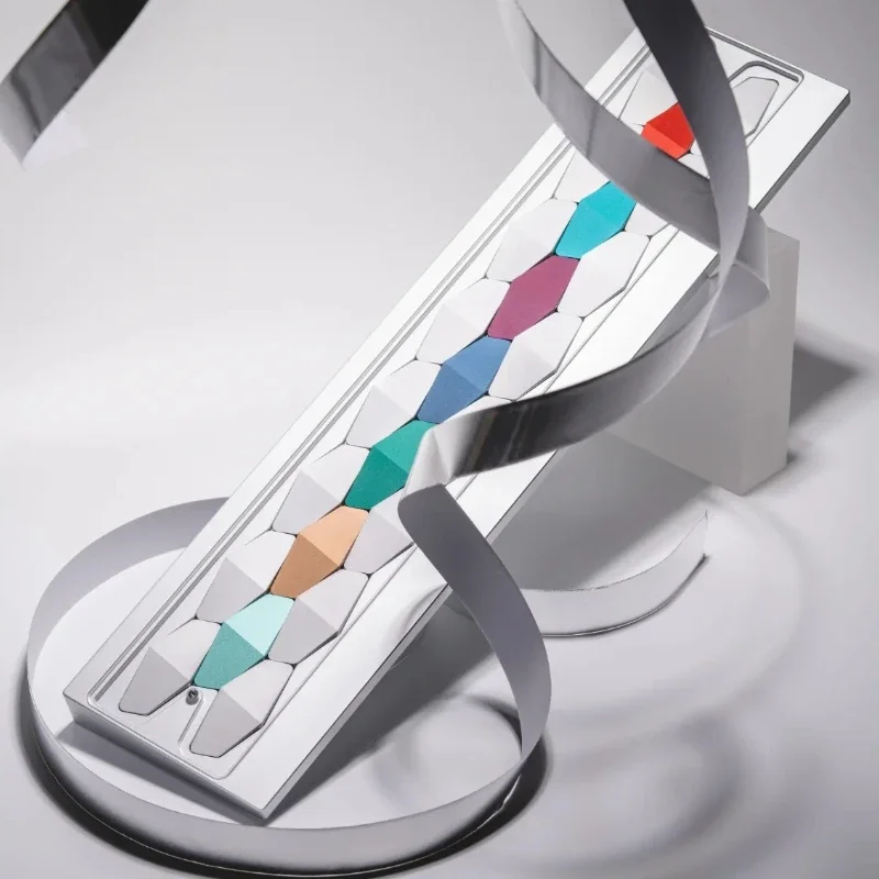 LeleLab-reposamanos a escala de dragón, combinación de aleación acrílica personalizada, Teclado mecánico 65%, reposamuñecas, periférico de juego para Esports de oficina