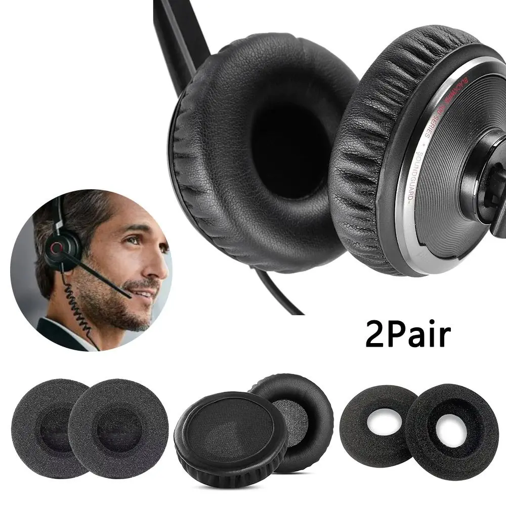 Almohadillas de espuma de repuesto para auriculares Plantronics C3225 3220 320/3210 H251/261, 2 pares