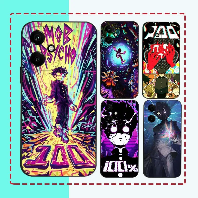 Funda de Anime Mob Psycho 100 para Honor Play 5T 50 4T 40 5 4 3 30 20 Magic7 Magic6 Magic5 Lite Pro Plus Youth 5G