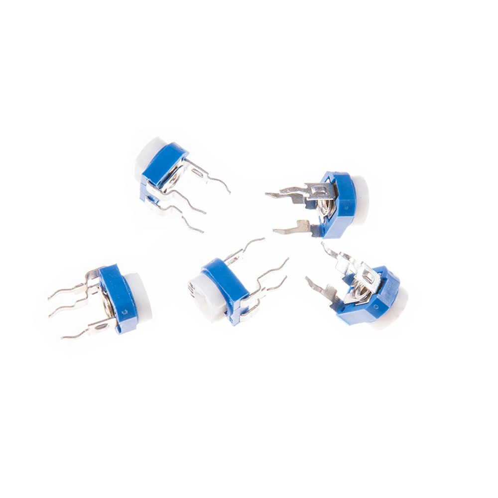 65 Uds potenciómetro recortador RM065 resistencia ajustable 100R ~ 1M potenciómetros 1K 5K 10K 20K 50K 100K 500K 1M resistencias variables - imagen 5