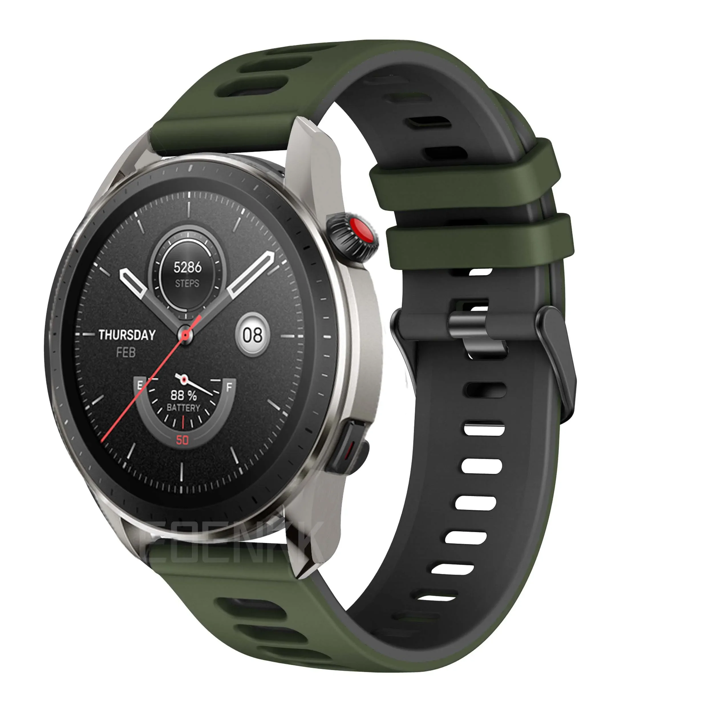 Correa de reloj para Huami Amazfit GTR 4 3 3pro 2 2e GTS Bip 5 GTS4 3 2 pulsera deportiva para Amazfit Pace Stratos 3 2S - imagen 2