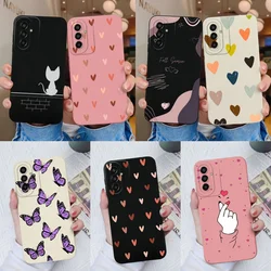 Funda Samsung F13/F23 Silicona Líquida Mariposa Protección Cámara
