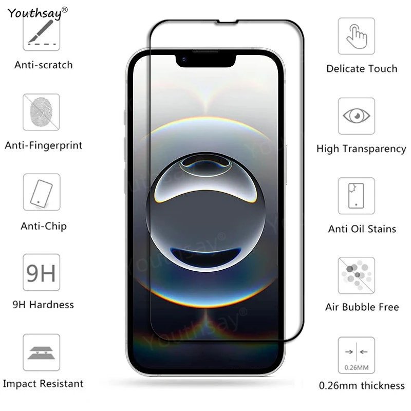 4-1 Uds vidrio para Apple iPhone 16e vidrio templado iPhone 16e SE4 Protector de pantalla vidrio HD película de teléfono iPhone 16e - imagen 3