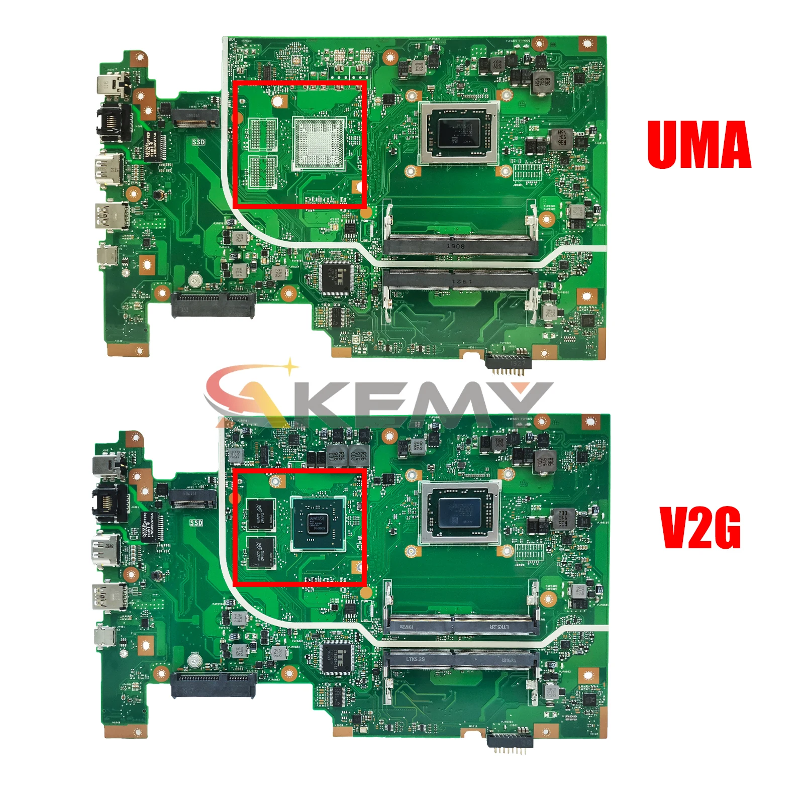 Placa base para portátil AKEMY X705QA X705QR para ASUS F705Q/A705Q X705Q placa base A12-9720P CPU V2G o UMA - imagen 2