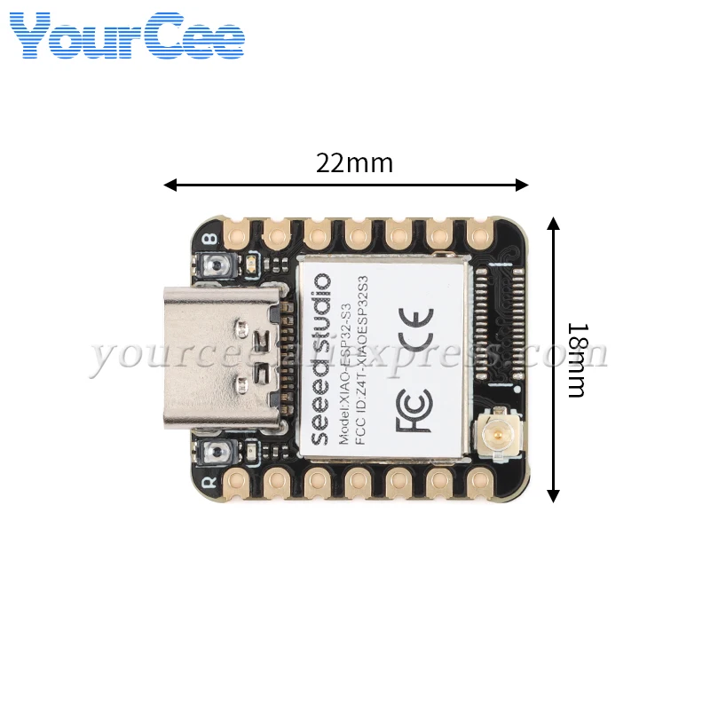 10 uds/1 unidad Seeeduino ESP32S3 Sense Seeed Studio XIAO 2,4G Placa de desarrollo ESP32-S3 cámara WiFi módulo Ble inalámbrico para Arduino - imagen 5
