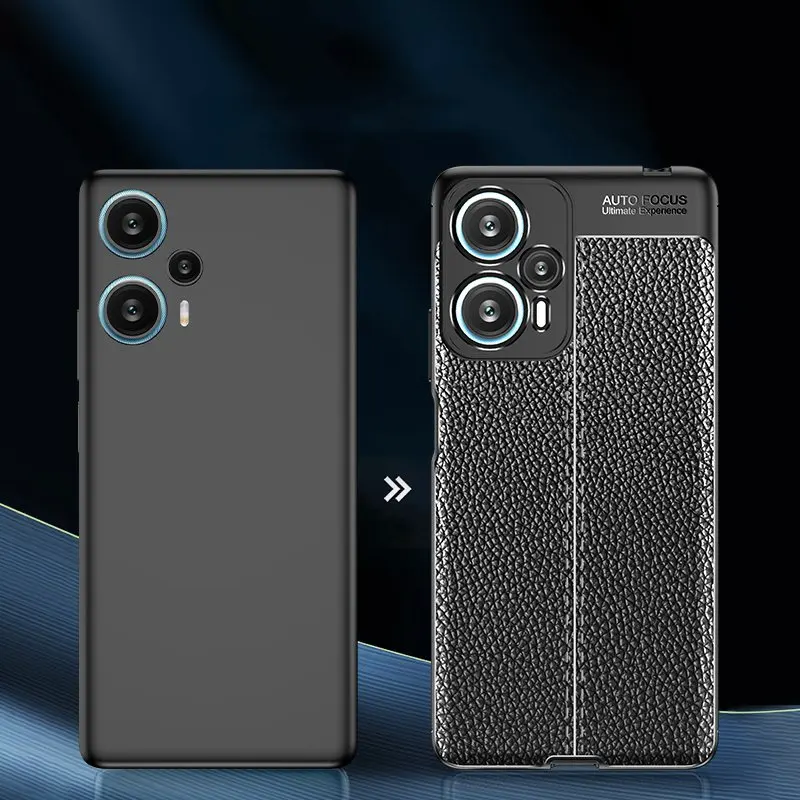 Para Poco F5 Funda para Xiaomi Poco F5 Pro M5s Funda a prueba de golpes TPU Funda de cuero suave para teléfono parachoques para Poco F5 - imagen 5