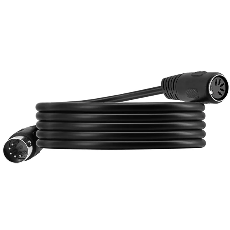 Cable de extensión adaptador DIN MIDI macho a hembra/macho a macho/hembra a hembra de 5 pines, DIN 5 pines para síntes de teclado - imagen 2