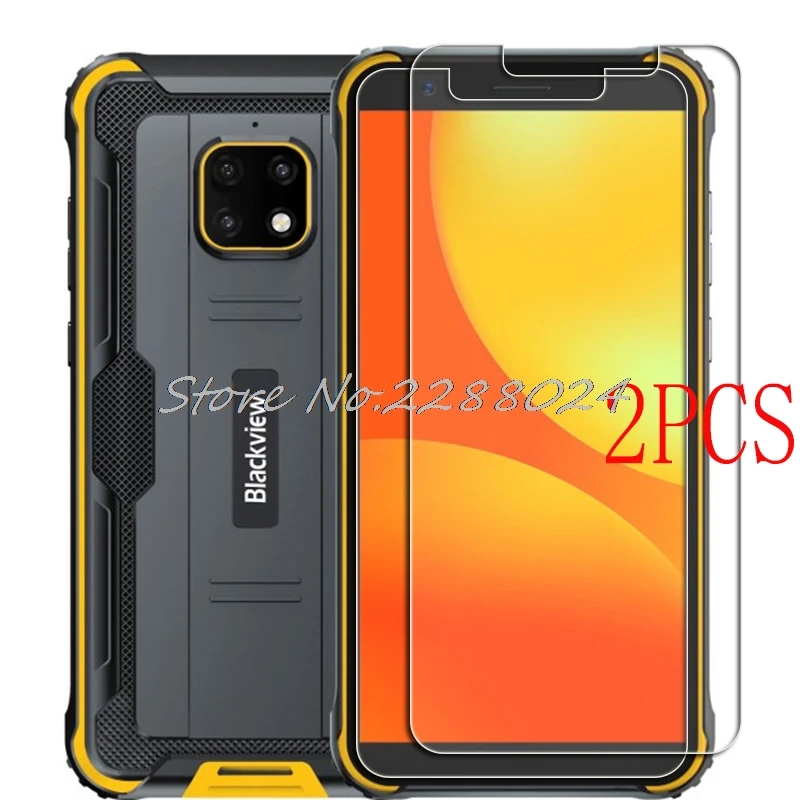 Protector de vidrio templado para pantalla de Blackview BV4900, película protectora para pantalla de 5,7 ", 2 unidades