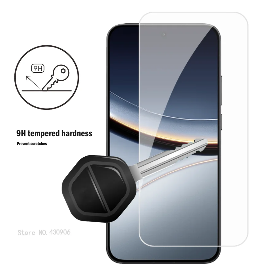 Para Poco F7 Protector de pantalla cobertura de pantalla película de vidrio templado transparente de alta calidad borde 2.5D 9H duro 3 unid/lote - imagen 3