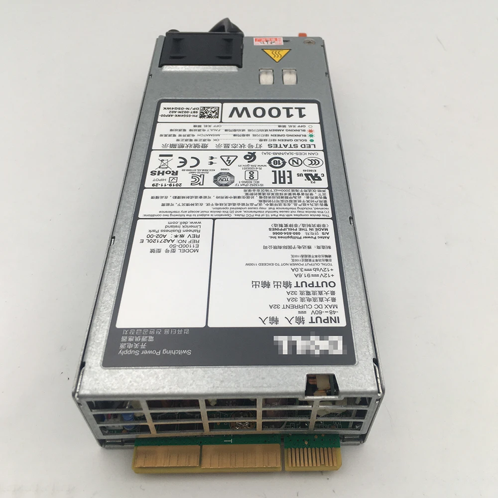 Para fuente de alimentación CC de servidor para DELL R620 R720 R520 R920 R820 1100W E1100D-S0 0Y1MGX 05G4WK 5G4WK Y1MGX - imagen 3
