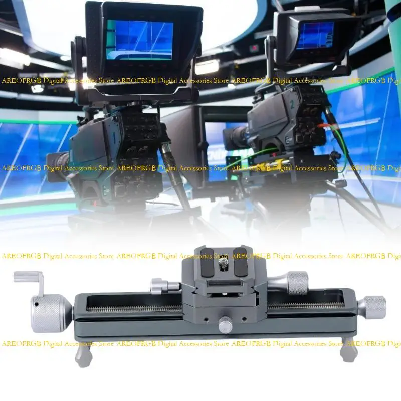 MR-180II Riel deslizante de vídeo de escritorio de 180mm, deslizador de riel Macro profesional para fotografía detallada, diseño desmontable