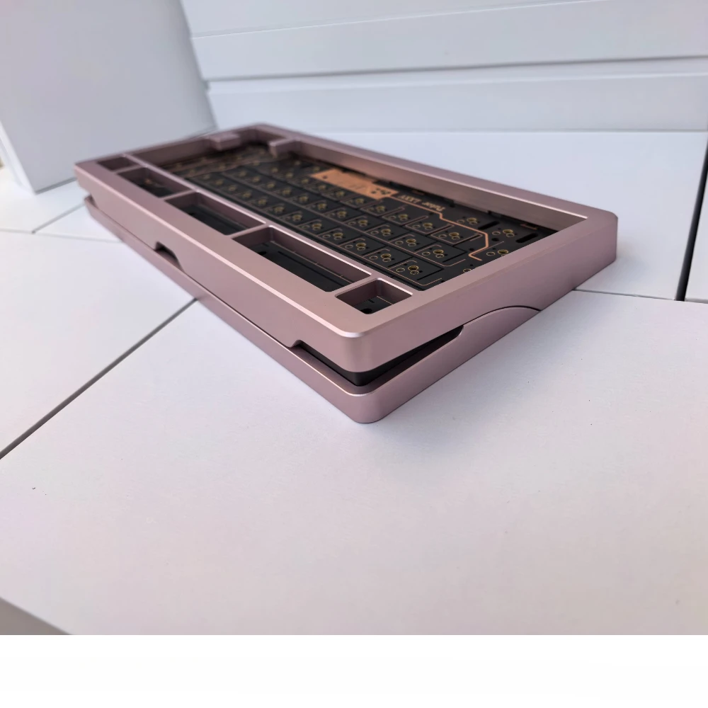 Tutor75 Teclado mecánico Kit de aluminio Junta triple inalámbrica HotSwap Personalizado 75% Teclado para juegos de oficina Ánodo Edición limitada - imagen 4