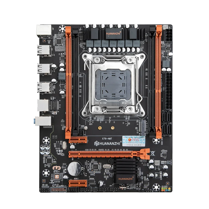 HUANANZHI-placa base X79 4MT LGA 2011 XEON X79, compatible con Intel E5 2620 2640 2650 2680 V1 V2 REG ECC DDR3, Memoria nvme, 2690 - imagen 2