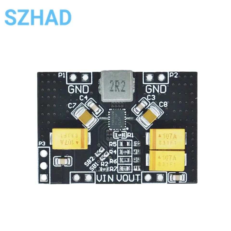 Módulo de potencia TPS63020, batería de litio de baja ondulación, buck automático, 2,5 V, 3,3 V, 4,2 V, 5V - imagen 2
