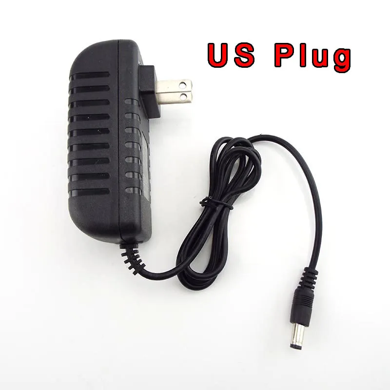 Adaptador de cargador de 12V, 3A, 5,5mm x 2,5mm, CA a CC, 100V-240V, convertidor de fuente de alimentación para cámara CCTV, lámpara de tira LED A7 - imagen 4