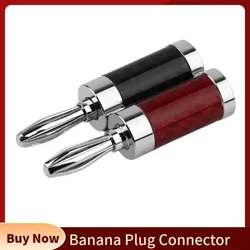 Conectores Banana 4 mm Jack Macho con Tornillo Rodio