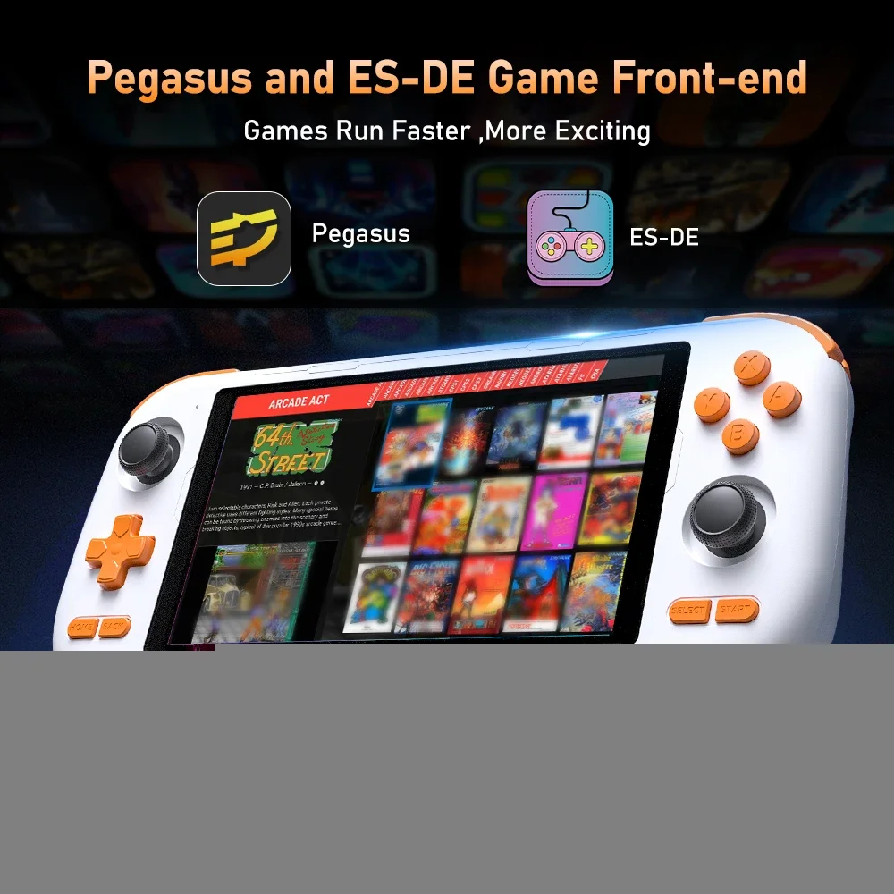 KINHANK K56 Android 14 Super consola de juegos portátil con pantalla táctil de 5,5 pulgadas 5000mAh con más de 50 emuladores para DC/MAME/SS/PSP - imagen 3