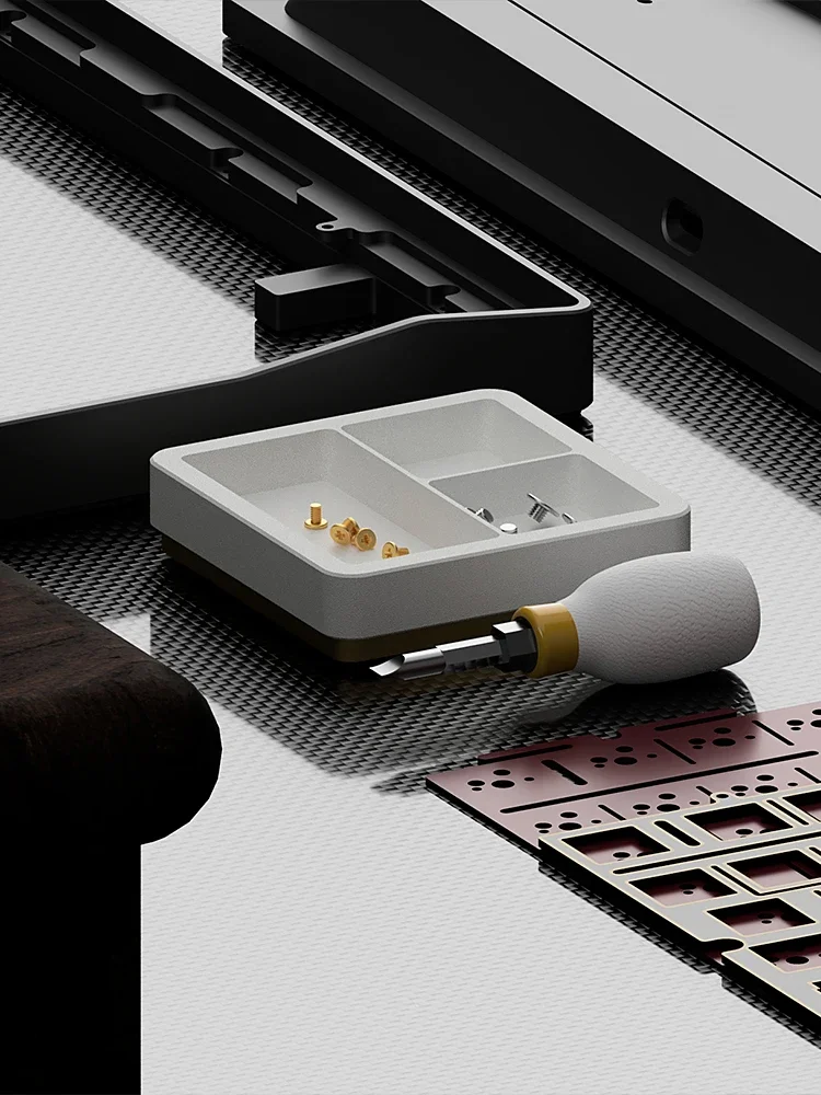 Caja de almacenamiento de bandeja de tornillo magnética personalizada S3, Material de impresión 3D, Kit de bricolaje para teclado mecánico - imagen 3