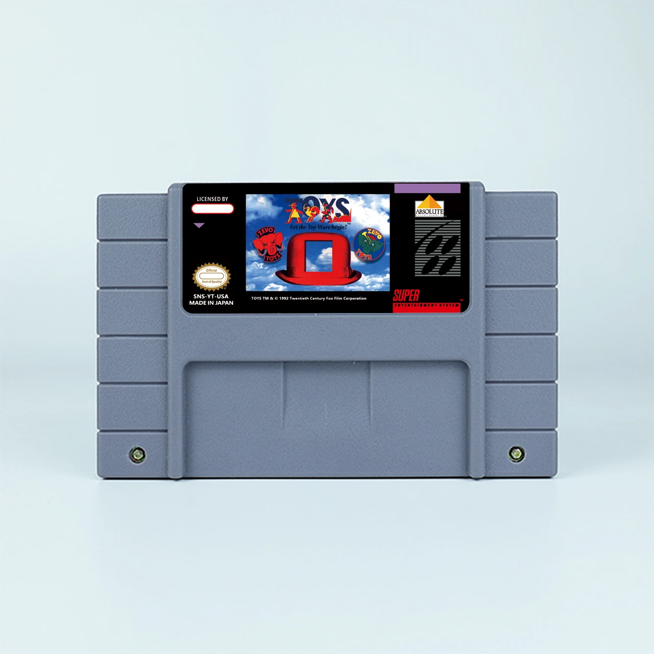 Juguetes - ¡Comienza Let the Toy Wars! Juego de acción para tarjeta de juego SNES de 16 bits para consola de videojuegos SNES versión NTSC de EE. UU. PARA Nintendo