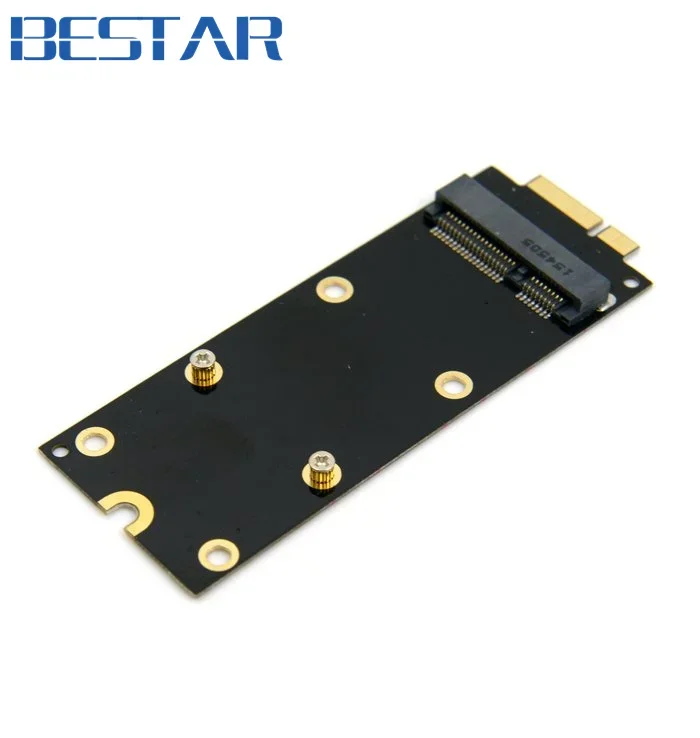Tarjeta adaptadora de conector convertidor MSATA SSD a 17 + 7 pines para Macbook Pro Retina IMac A1425 A1398 MC975 MC976 ME662 ME664 2012 - imagen 3