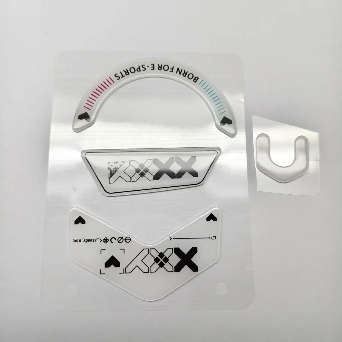 Pies de ratón de cristal compatibles con ratón inalámbrico Logitech G502 X PLUS, patines de cristal con borde curvo redondo personalizado - imagen 3