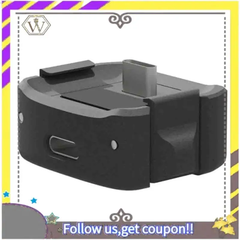 Nueva Base de carga para DJI Pocket 3 tipo C 1/4 adaptador de montaje cámara cardán portátil para DJI OSMO Pocket 3 Camra Accesorios - imagen 5