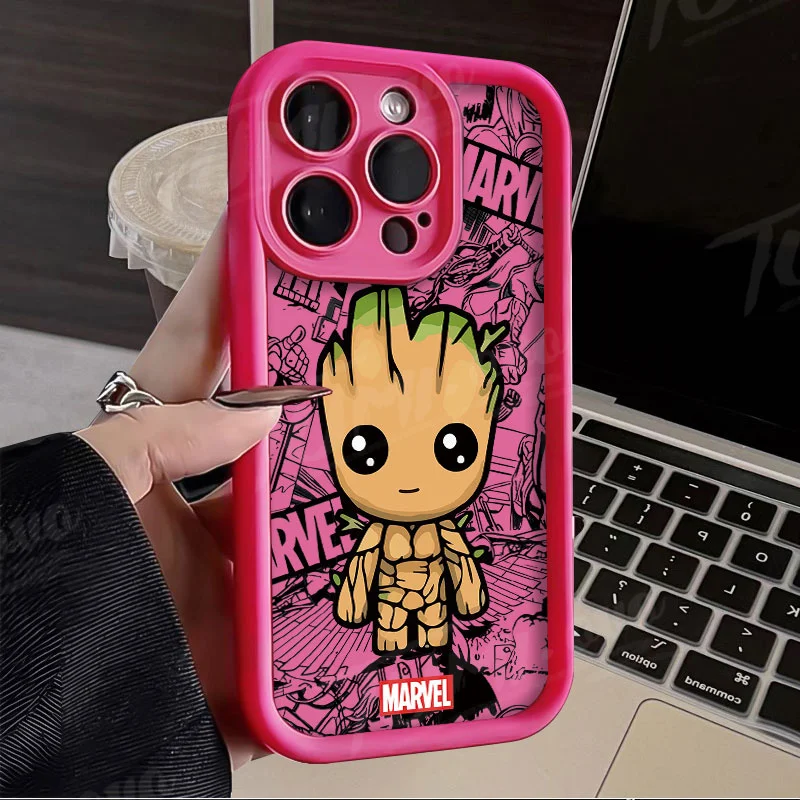 Funda Marvel Groot Pantera Negra para Xiaomi POCO X6 X5 X4 GT X3 NFC F3 F4 F5 F6 M5S C65 M6 Pro 4G 13T 12T 11T 13 12 11 Lite - imagen 3