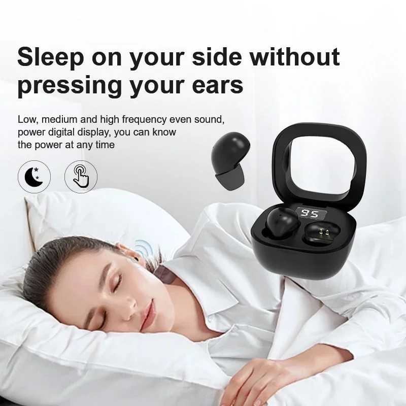 Xiaomi-auriculares inalámbricos TWS con Bluetooth, intrauditivos invisibles para dormir con micrófono, cancelación de ruido, auriculares de música HiFi - imagen 5
