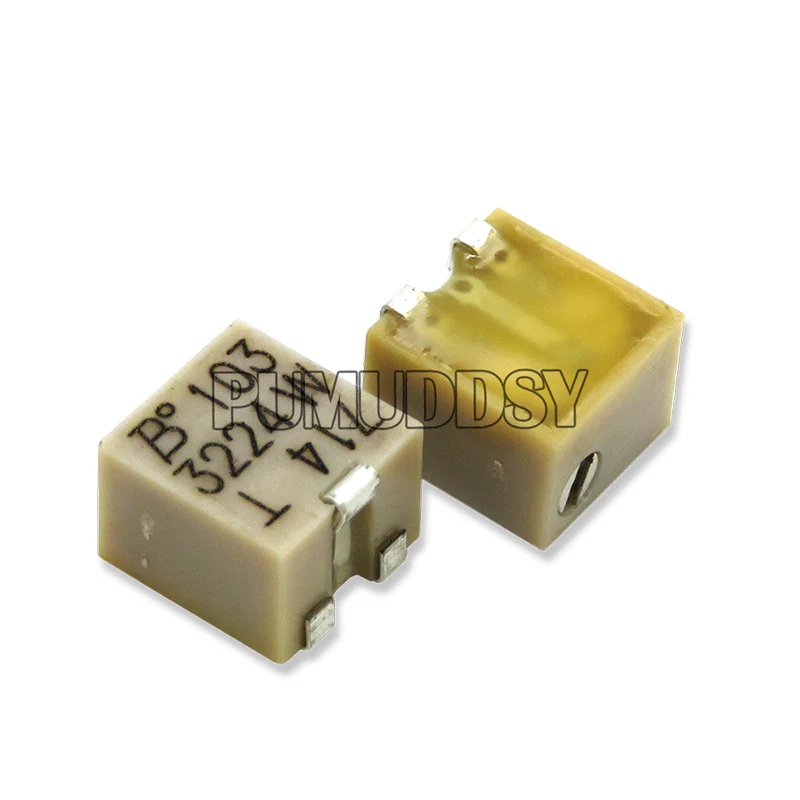 5 uds SMD 3224W potenciómetro de ajuste de precisión resistencia ajustable 100R 200R 500R 1K 2K 5K 10K 20K 50K 100K 200K 500K 1M Ohm - imagen 3