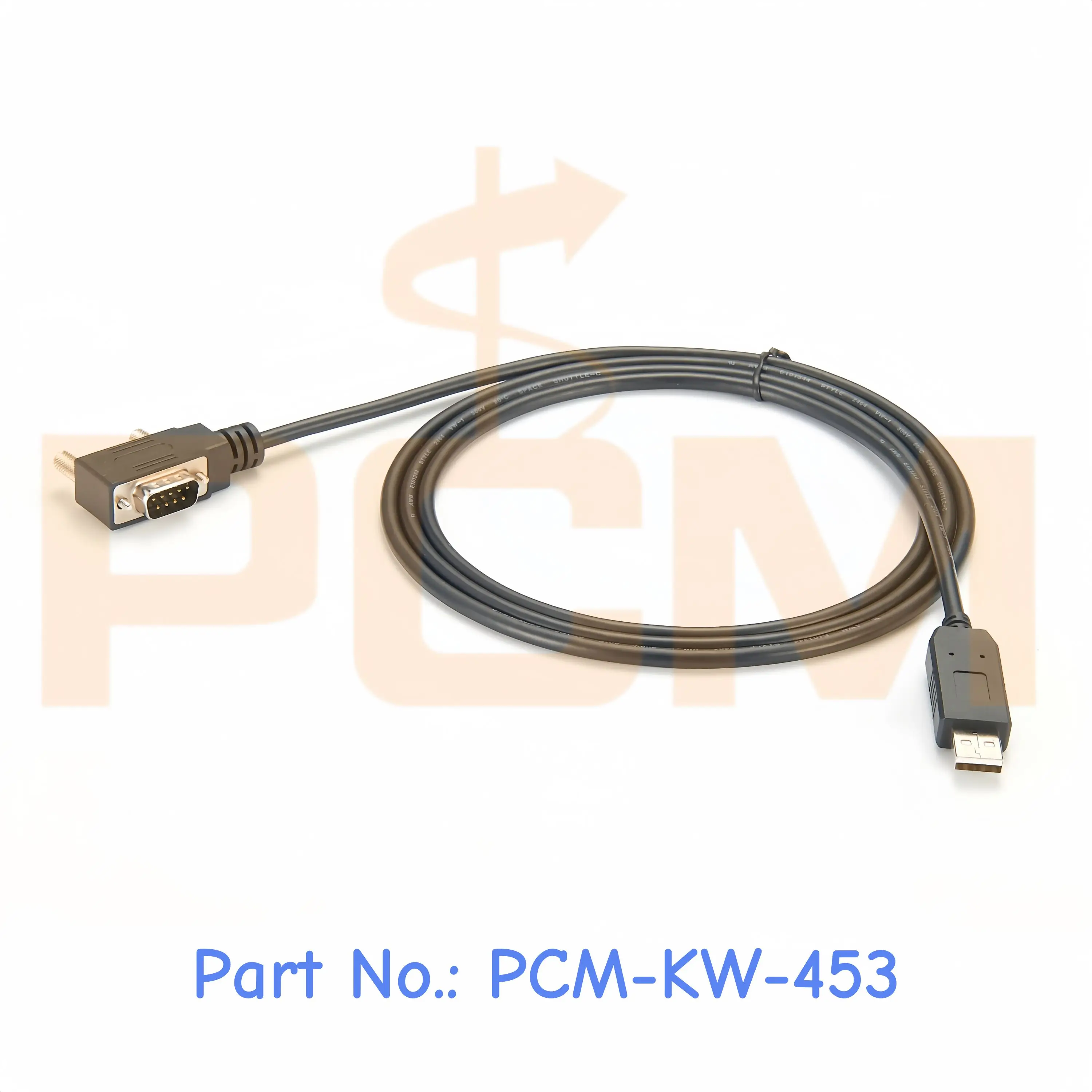 Cable serie FTDI USB a DB9 RS232 en ángulo izquierdo con chip FT232RNL Cable adaptador serie DB9 RS232 de 90 grados de 9 pines para Windows Mac - imagen 3